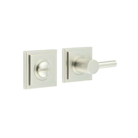 Frelan Burlington Easy Turn & Release Square Stepped Rose Satin Nickel