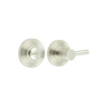 Frelan Burlington Easy Turn & Release Reeded Rose Satin Nickel