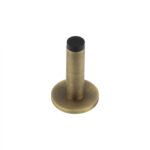 Burlington Plain Wall Mounted Door Stops Plain Rose Antique Brass