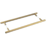 Burlington Belgrave Pull Handles 425 X 20mm Back to Back Antique Brass