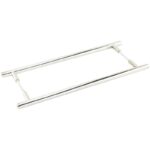 Burlington Belgrave Pull Handles 425 X 20mm Back to Back Polished Nickel