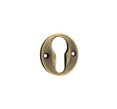 Burlington 40mm Euro Profile Escutcheon 40MM Antique Brass
