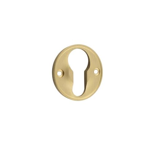 Burlington 40mm Euro Profile Escutcheon 40MM Satin Brass