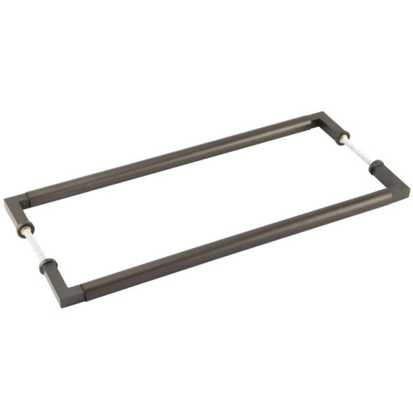 Burlington Westminster Pull Handles 425 X 20mm Back to Back Dark Bronze