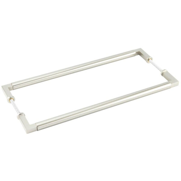 Burlington Westminster Pull Handles 425 X 20mm Back to Back Satin Nickel