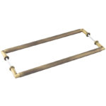 Burlington Piccadilly Pull Handles 425 X 20mm Back to Back Antique Brass