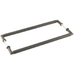 Burlington Piccadilly Pull Handles 425 X 20mm Back to Back Dark Bronze