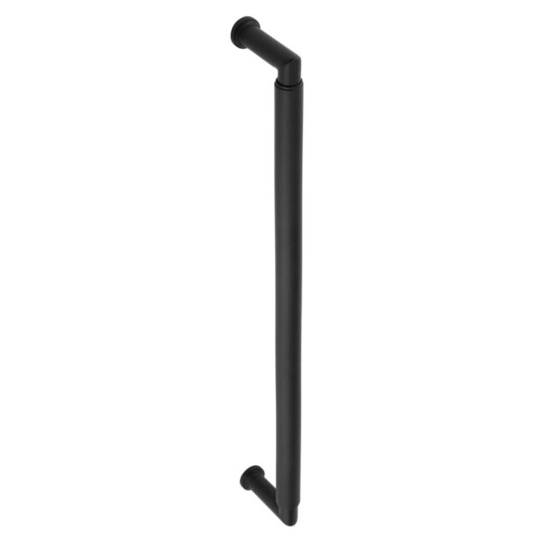 Burlington Piccadilly Pull Handles 425 X 20mm Bolt Through Black