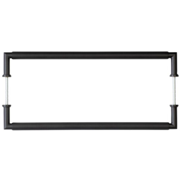 Burlington Piccadilly Pull Handles 425 X 20mm Back to Back Black