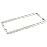 Burlington Piccadilly Pull Handles 425 X 20mm Back to Back Polished Nickel