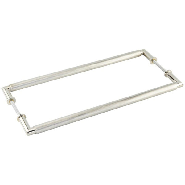 Burlington Piccadilly Pull Handles 425 X 20mm Back to Back Polished Nickel