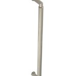 Burlington Piccadilly Pull Handles 425 X 20mm Bolt Through Satin Nickel