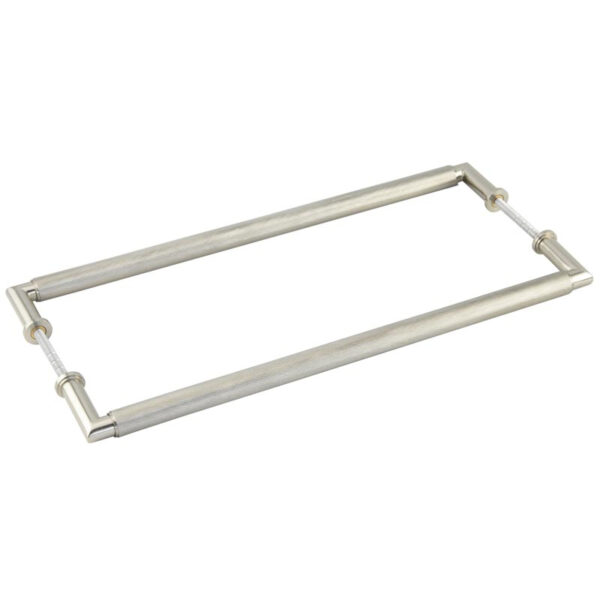 Burlington Piccadilly Pull Handles 425 X 20mm Back to Back Satin Nickel