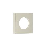 Burlington Square Plain Outer Rose Polished Nickel