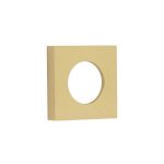 Burlington Square Plain Outer Rose Satin Brass