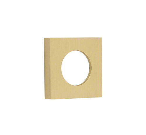 Burlington Square Plain Outer Rose Satin Brass