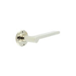 Fitzrovia Door Handles No Rose Polished Nickel