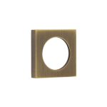 Burlington Plain Square Outer Rose for Burlington Escutcheon Antique Brass