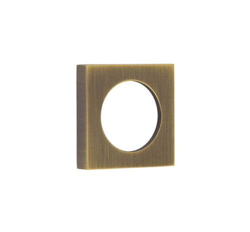 Burlington Plain Square Outer Rose for Burlington Escutcheon Antique Brass