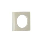 Burlington Plain Square Outer Rose for Burlington Escutcheon Polished Nickel