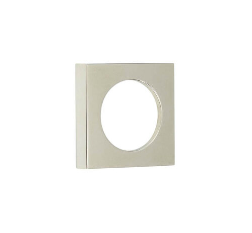Burlington Plain Square Outer Rose for Burlington Escutcheon Polished Nickel