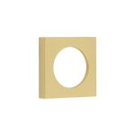 Burlington Plain Square Outer Rose for Burlington Escutcheon Satin Brass