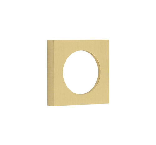 Burlington Plain Square Outer Rose for Burlington Escutcheon Satin Brass
