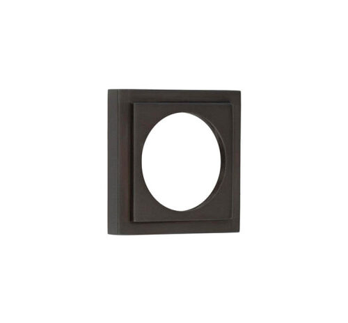 Burlington Stepped Square Outer Rose for Burlington Escutcheon Dark Bronze