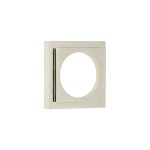 Burlington Stepped Square Outer Rose for Burlington Escutcheon Polished Nickel