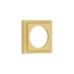 Burlington Stepped Square Outer Rose for Burlington Escutcheon Satin Brass