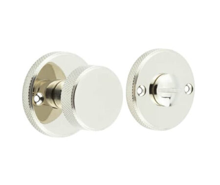Burlington Westbourne Knurled Turn & Release Polished Nickel