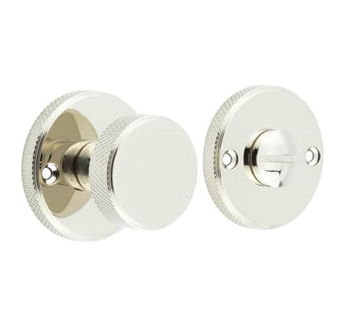 Burlington Westbourne Knurled Turn & Release Polished Nickel