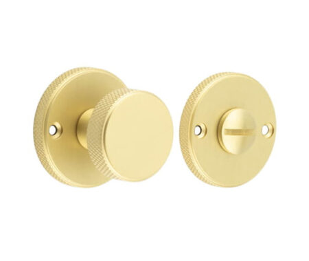 Burlington Westbourne Knurled Turn & Release Satin Brass
