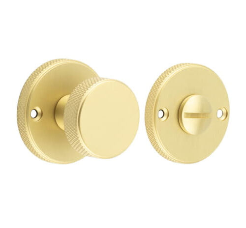 Burlington Westbourne Knurled Turn & Release Satin Brass