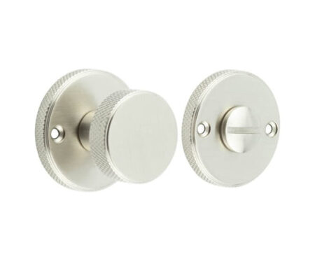 Burlington Westbourne Knurled Turn & Release Satin Nickel