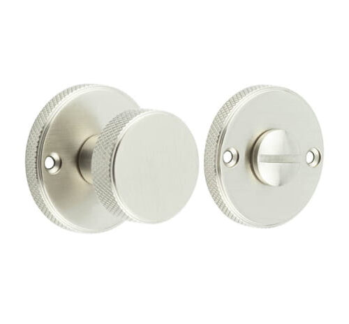Burlington Westbourne Knurled Turn & Release Satin Nickel
