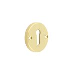 Burlington Westbourne Knurled Standard Keyway Escutcheon Satin Brass