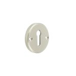 Burlington Westbourne Knurled Standard Keyway Escutcheon Satin Nickel