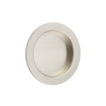 Frelan Burlington Circular Flush Pull Satin Nickel