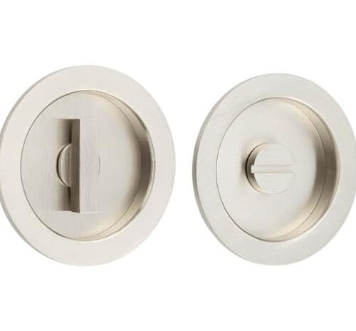 Frelan Burlington Circular Turn & Release Satin Nickel