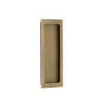 Frelan Burlington Rectangular Flush Pull Antique Brass