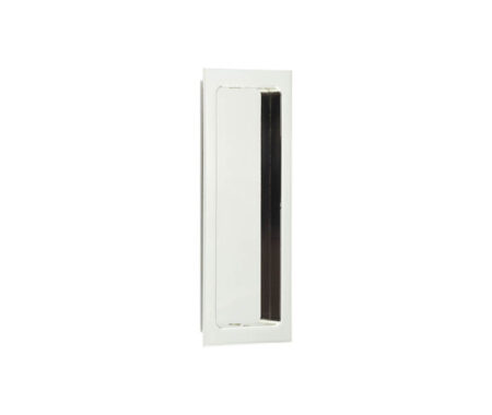 Frelan Burlington Rectangular Flush Pull Polished Nickel