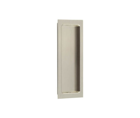 Frelan Burlington Rectangular Flush Pull Satin Nickel