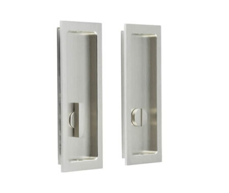 Frelan Burlington Rectangular Turn & Release Satin Nickel