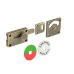 Frelan Burlington Indicator Lock Antique Brass