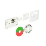 Frelan Burlington Indicator Lock Polished Nickel