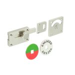 Frelan Burlington Indicator Lock Satin Nickel