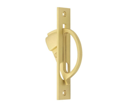 Burlington Sliding Door Edge Pull Satin Brass