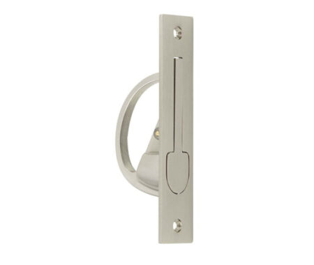 Burlington Sliding Door Edge Pull Satin Nickel