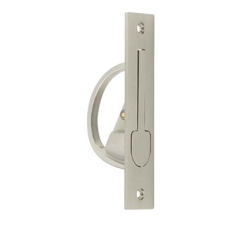 Burlington Sliding Door Edge Pull Satin Nickel